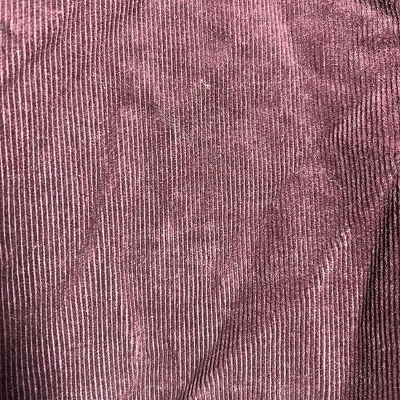 Rare CARHARTT Sherpa Lined Corduroy Collar Chore Jacket 90s Red SZ M Burgundy - Picture 4 of 15